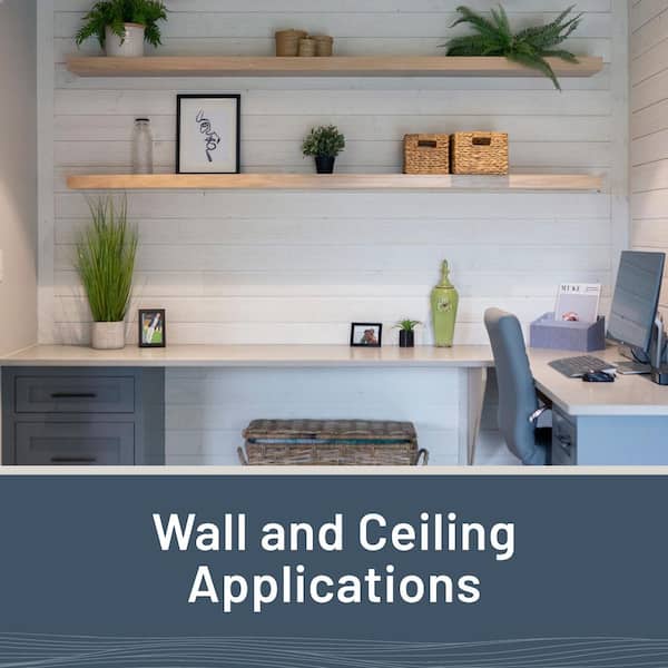 1 in. x 6 in. x 6 ft. Barn Wood White Pine Shiplap Board (6-Pack)