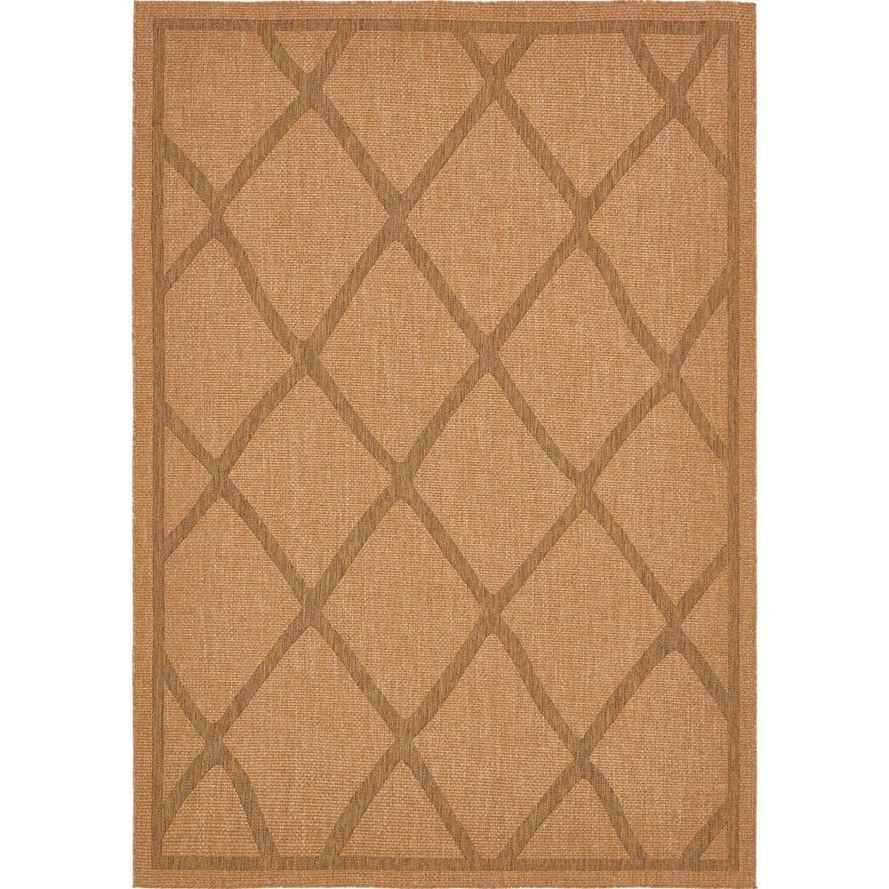 Outdoor Diamonds Light Brown 8' 0 x 11' 4 Area Rug price history on PriceWatchPro
