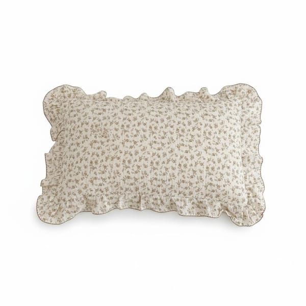 Soft Muslin Toddler Pillowcase with Cute Floral Prints for Kids (14"x20")