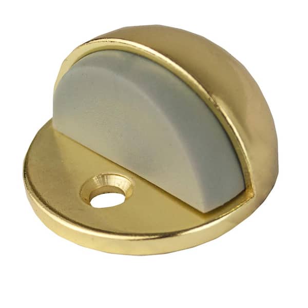 Taco Bright Brass Low Dome Door Stop