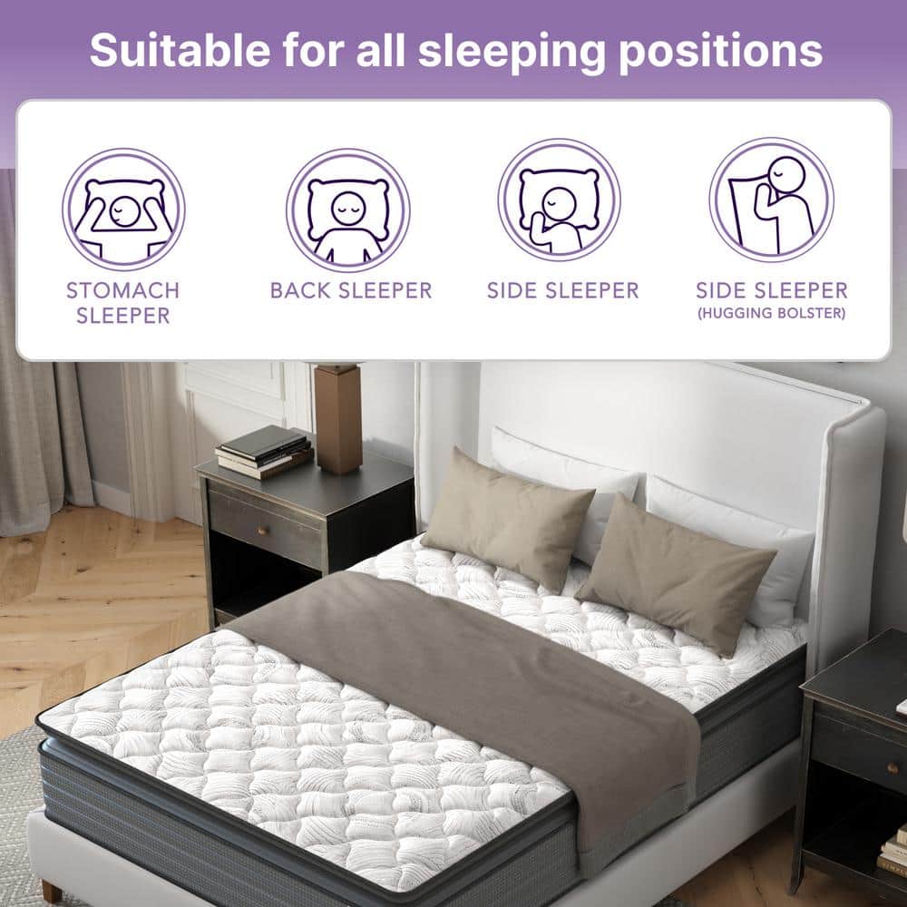 Isabella Full Medium Hybrid 14 in. Mattress - thumbnail 10