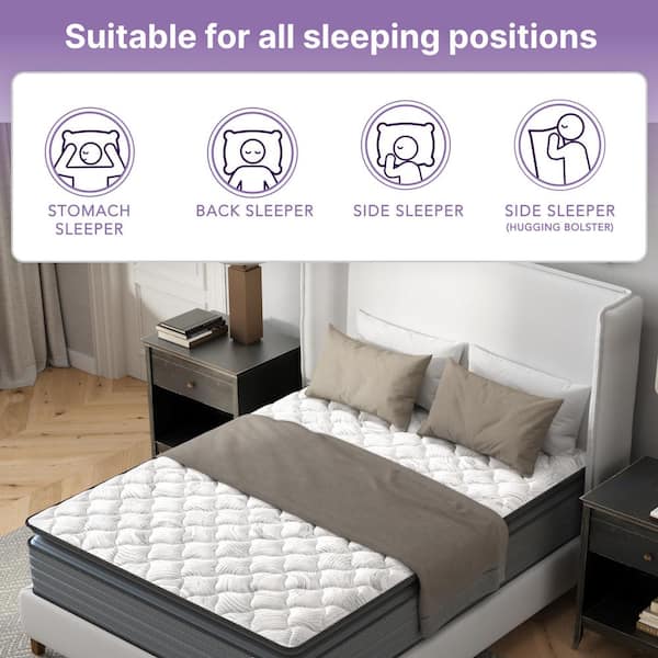 Isabella King Medium Hybrid 14 in. Mattress