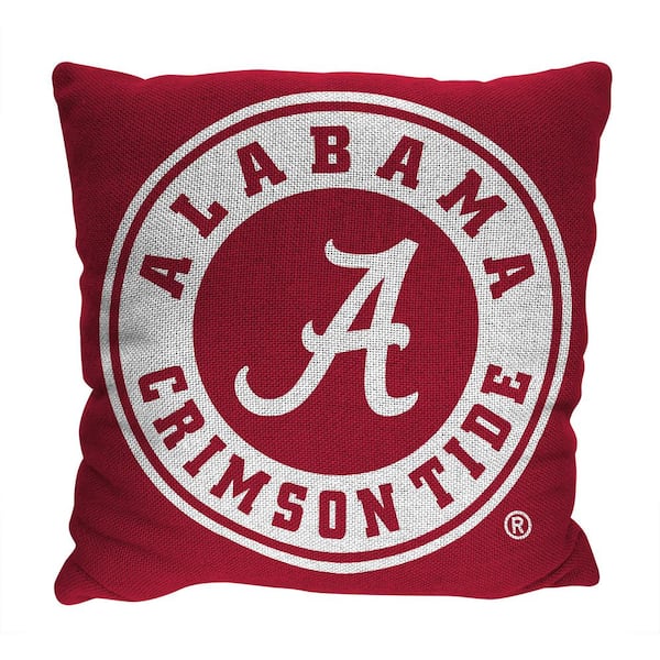 THE NORTHWEST GROUP NCAA Invert Alabama 2Pk Double Sided Jacquard Throw Pillow