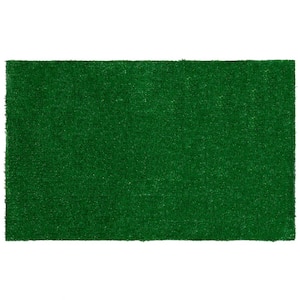 Garden Grass Collection 2 ft. x 3 ft. Green Artificial Grass Rug