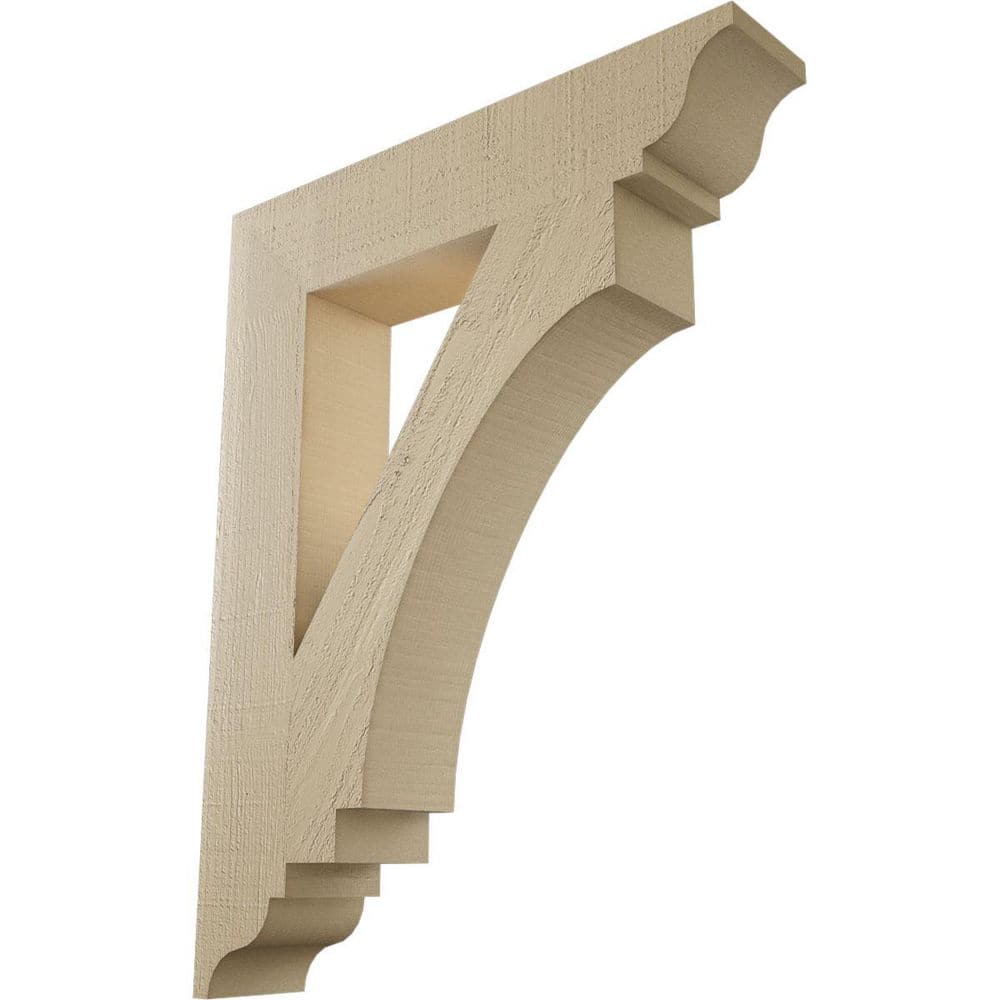 5.5 in. x 36 in. x 28 in. Imperial Traditional Rough Cedar Woodgrain Timberthane Polyurethane Bracket, Primed Tan price history on PriceWatchPro