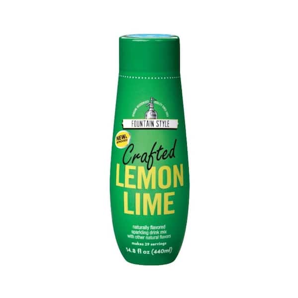 SodaStream 440 ml Fountain Style Sparkling Lemon Lime Drink Mix (Case of 4)