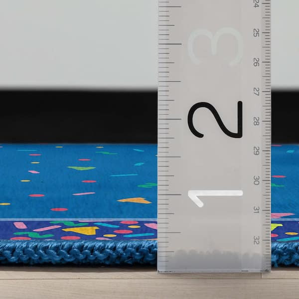Blue measuring tape, soft ruler on a transparent background. PNG