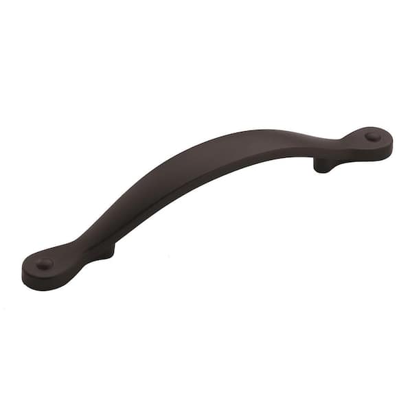 Amerock Inspirations 3-3/4 in. (96mm) Classic Matte Black Arch Cabinet Pull