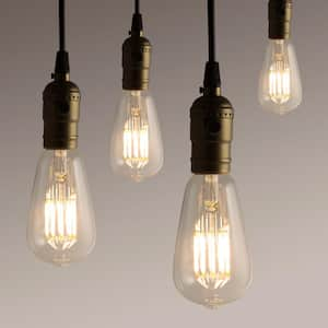 ST64 E26 Medium Base 100 Watt Equivalent Vintage LED Edison Filament Light Bulb in Warm White (8-Pack)