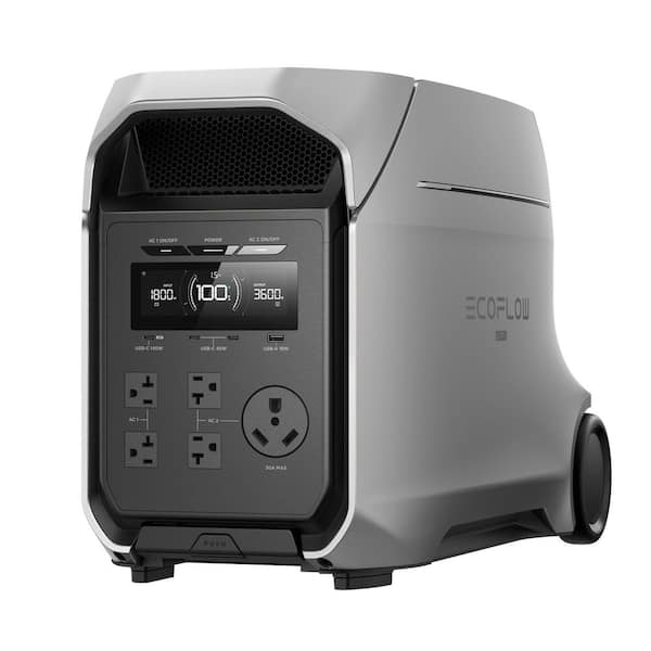【新品未開封】EcoFlow DELTA 3 EcoFlow 3600-Watt Delta 3 Ultra Plus 3072Wh Capacity, Push-Button