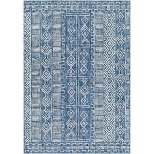 Vassia Denim 2 ft. x 2 ft. 11 in. Indoor/Outdoor Area Rug