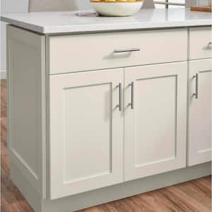 Avondale 36 in. W x 24 in. D x 34.5 in. H Ready to Assemble Plywood Shaker Cooktop Base Kitchen Cabinet in Antique White