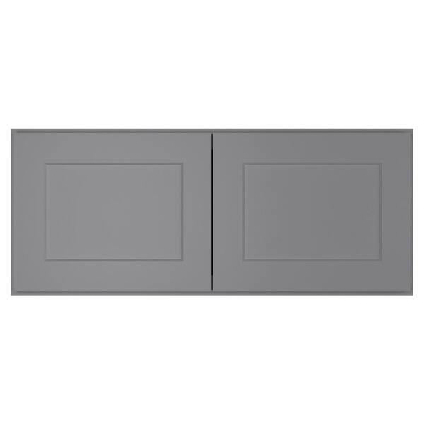 HOMEIBRO 36-in. W x 12-in. D x 15-in. H in Shaker Grey Plywood Ready to ...