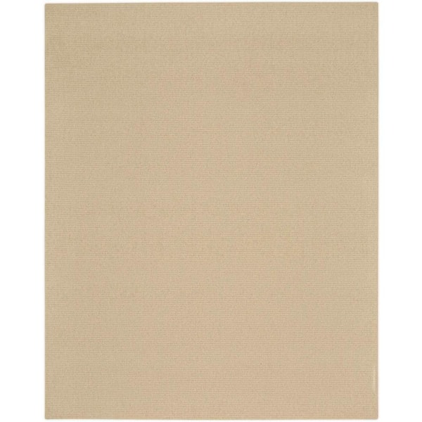 Terrain Dusty Yellow 5 ft. x 7 ft. Custom Area Rug with Pad