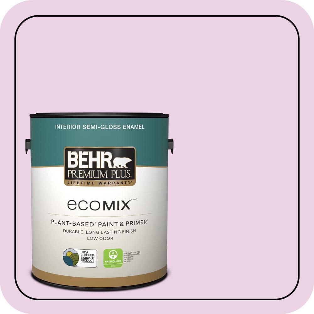 1 gal. #670A-2 Champagne Elegance Semi-Gloss Enamel EcoMix Plant-Based Interior Paint & Primer price history on PriceWatchPro