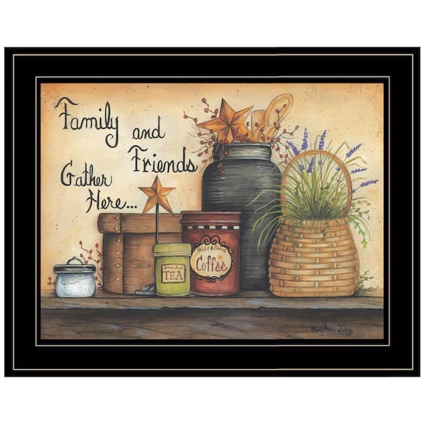 Charlie Family and Friends 1-Piece Framed Wall Art 15 in. x 19 in.