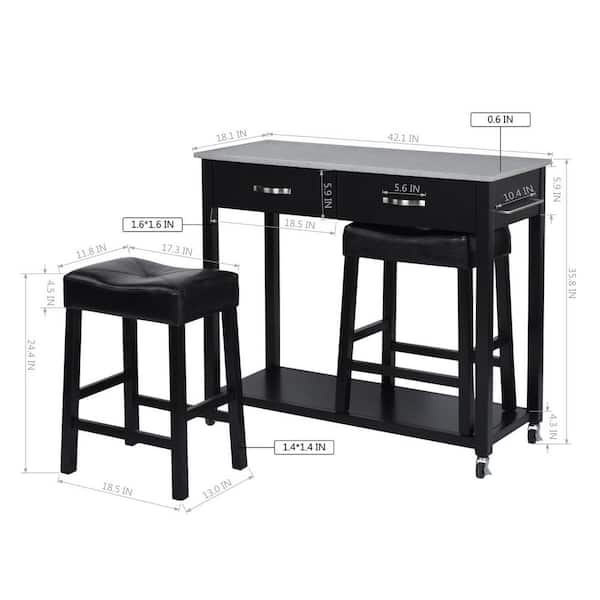 Rea 3 piece pub best sale table set