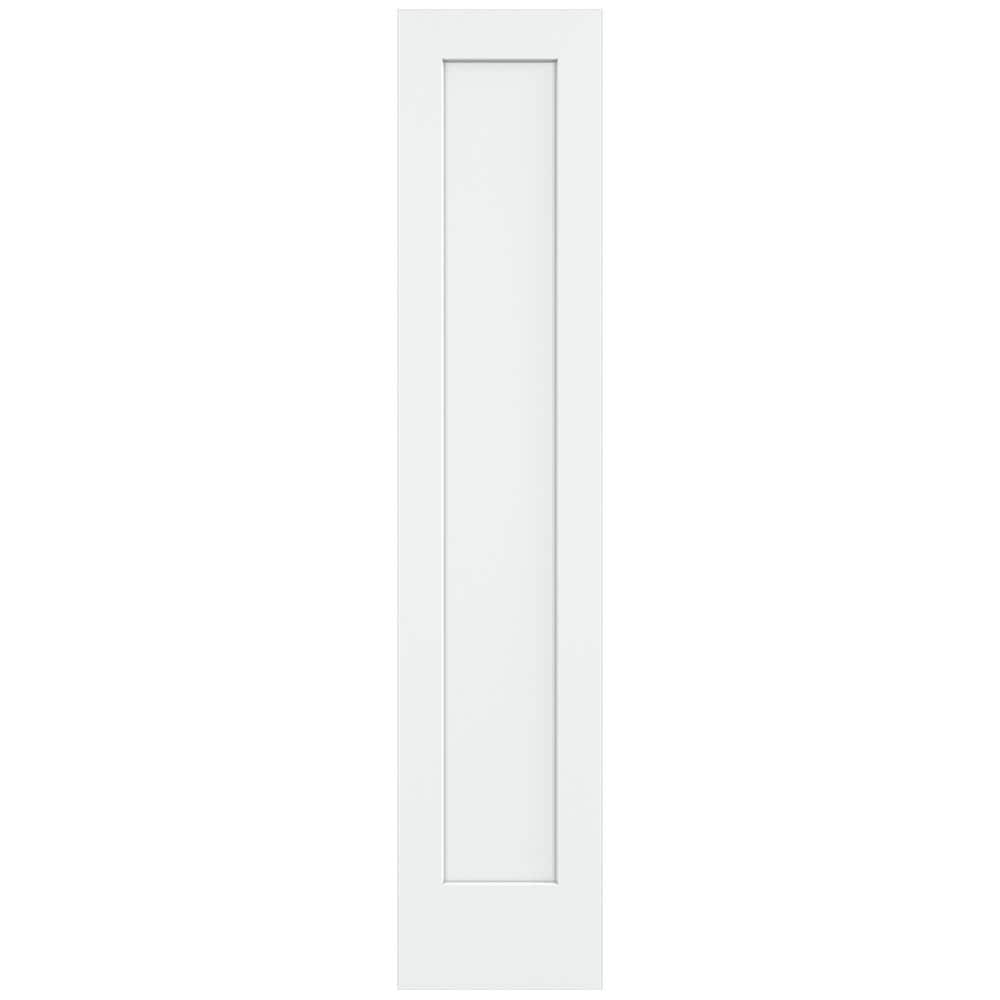 JELDWEN 20 in. x 96 in. Madison White Painted Smooth Solid Core Molded