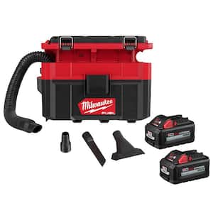 M18 FUEL PACKOUT 18-Volt Lithium-Ion Cordless 2.5 Gal. Wet/Dry Vacuum with (2) M18 HIGH OUTPUT 6.0 Ah Batteries