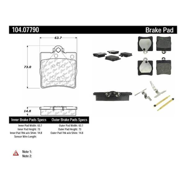 Centric Parts Disc Brake Pad Set