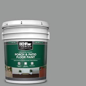 5 gal. #MS-82 Cobblestone Grey Low-Lustre Enamel Interior/Exterior Porch and Patio Floor Paint