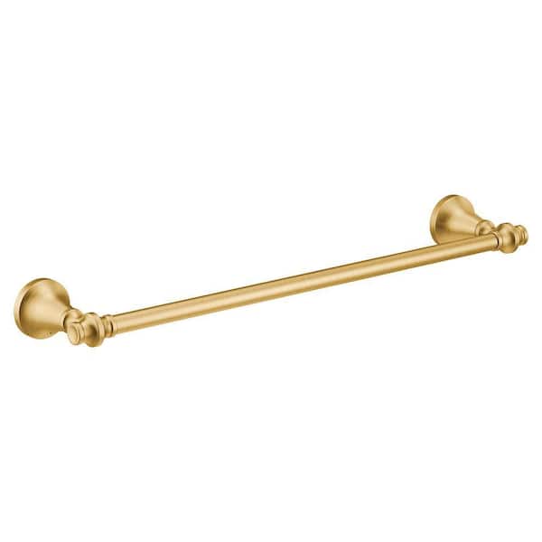 Colinet 18 in. Wall Mounted Single Towel Bar in Brushed Gold