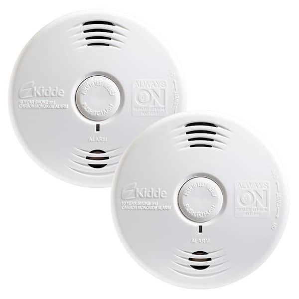 2-Pack Kidde 10 Year Worry-Free Sealed Battery Smoke Detector W/Photoelectric 