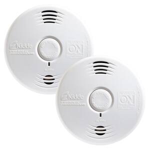 10 Year Worry-Free Sealed Battery Combination Smoke and Carbon Monoxide Detector with Photoelectric Sensor (2-Pack)