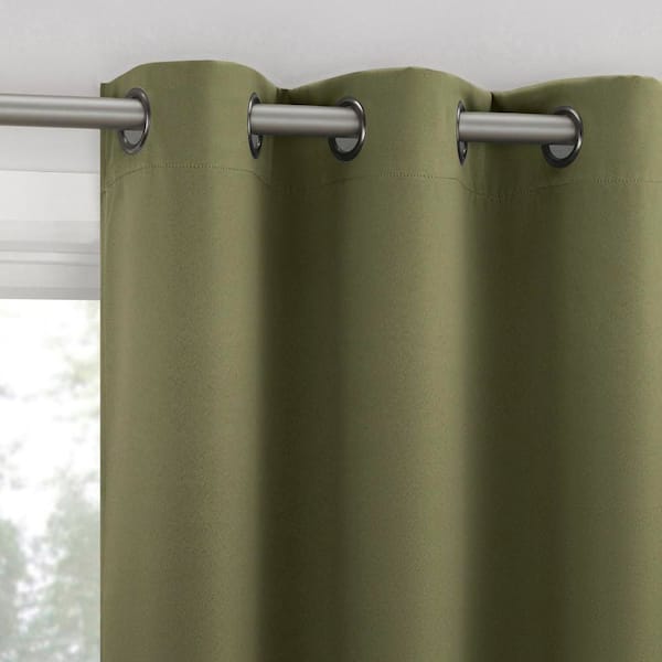 Sun Zero Sheridan Magnetic Closure Sage Green Layered 40 in. W x