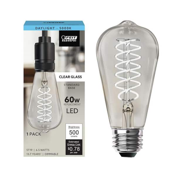 Feit Electric 100-Watt Equivalent ST19 Dimmable Cage Filament