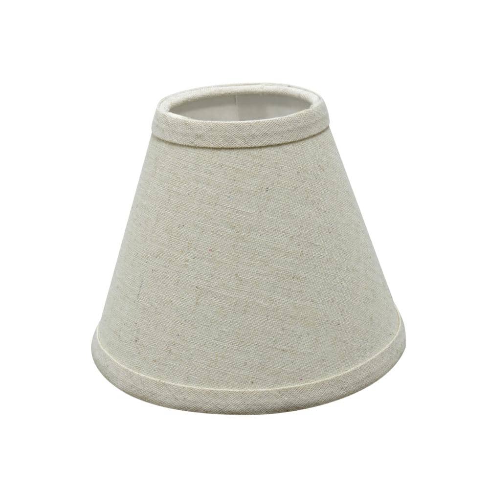 Oatmeal Linen Empire Lamp Shade Set for Chandeliers