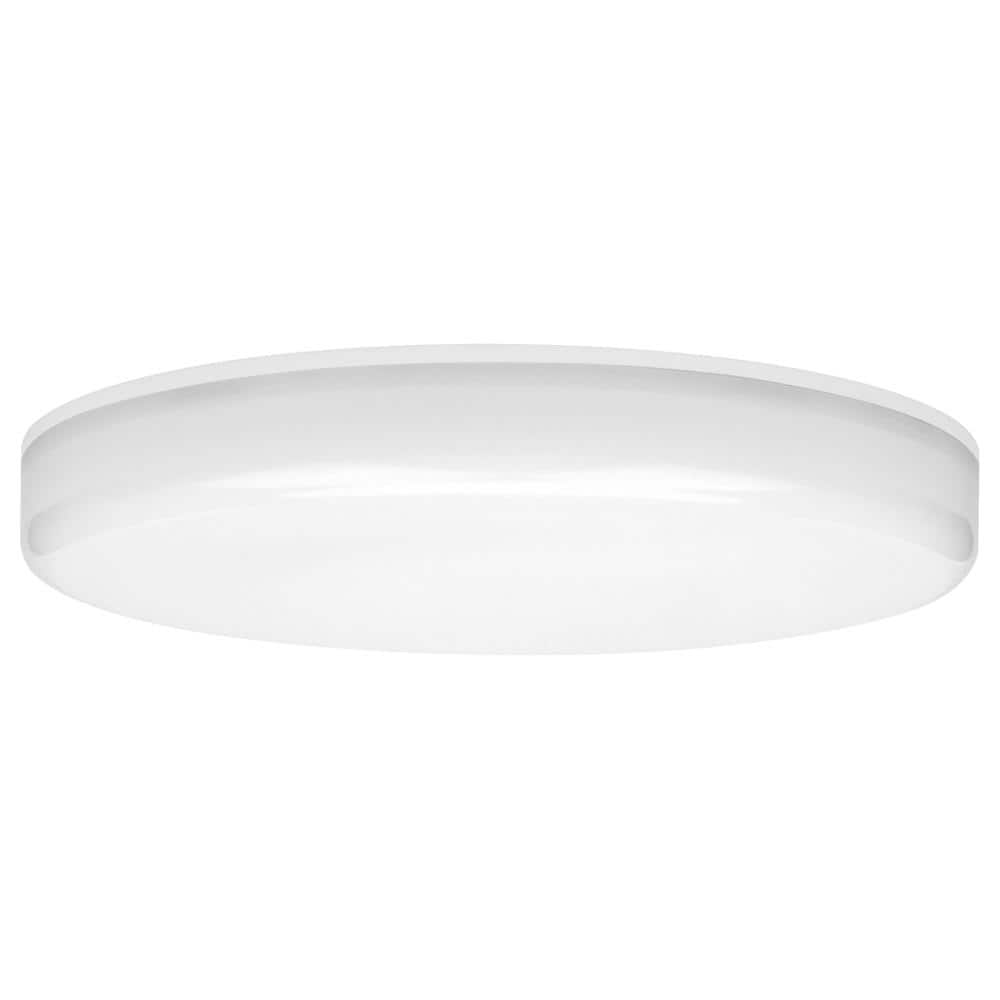 Infinite White Acrylic LED Flush Mount Light