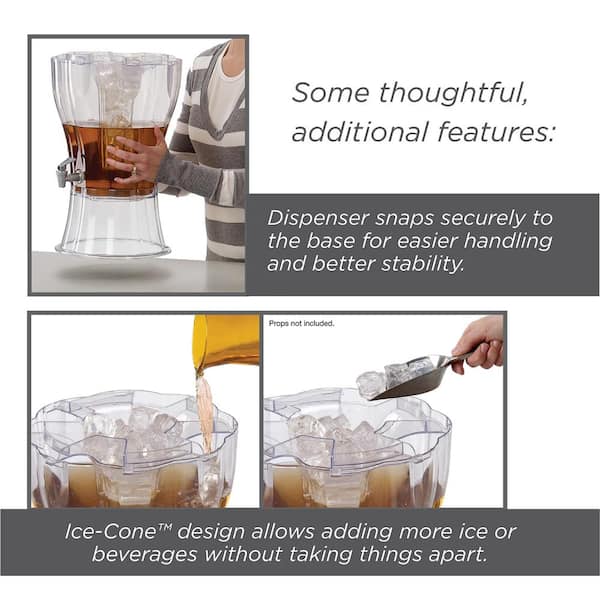 Buddeez Beverage Dispenser with Ice Cone Insert (3.5 gal.) - Sam's