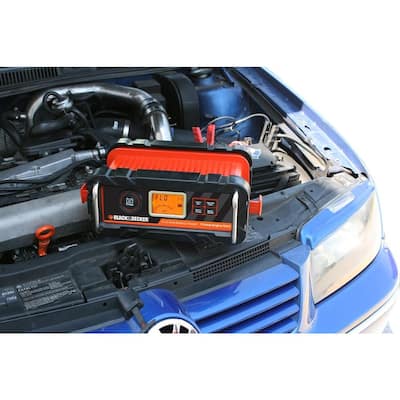 15 Amp Portable Car Battery Charger with 40 Amp Engine Start and Alternator Check
