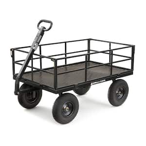 Details about   75L Multi-purpose Tipper Wagon Cart Utility Garden Cart Small Flower Shopping Sp 