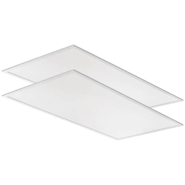 Lithonia Lighting CPX 23.8 in x 47.8 in. 200-Watt Equivalence 4000 Lumen Integrated LED White Troffer Light 4000K (2-Pack)