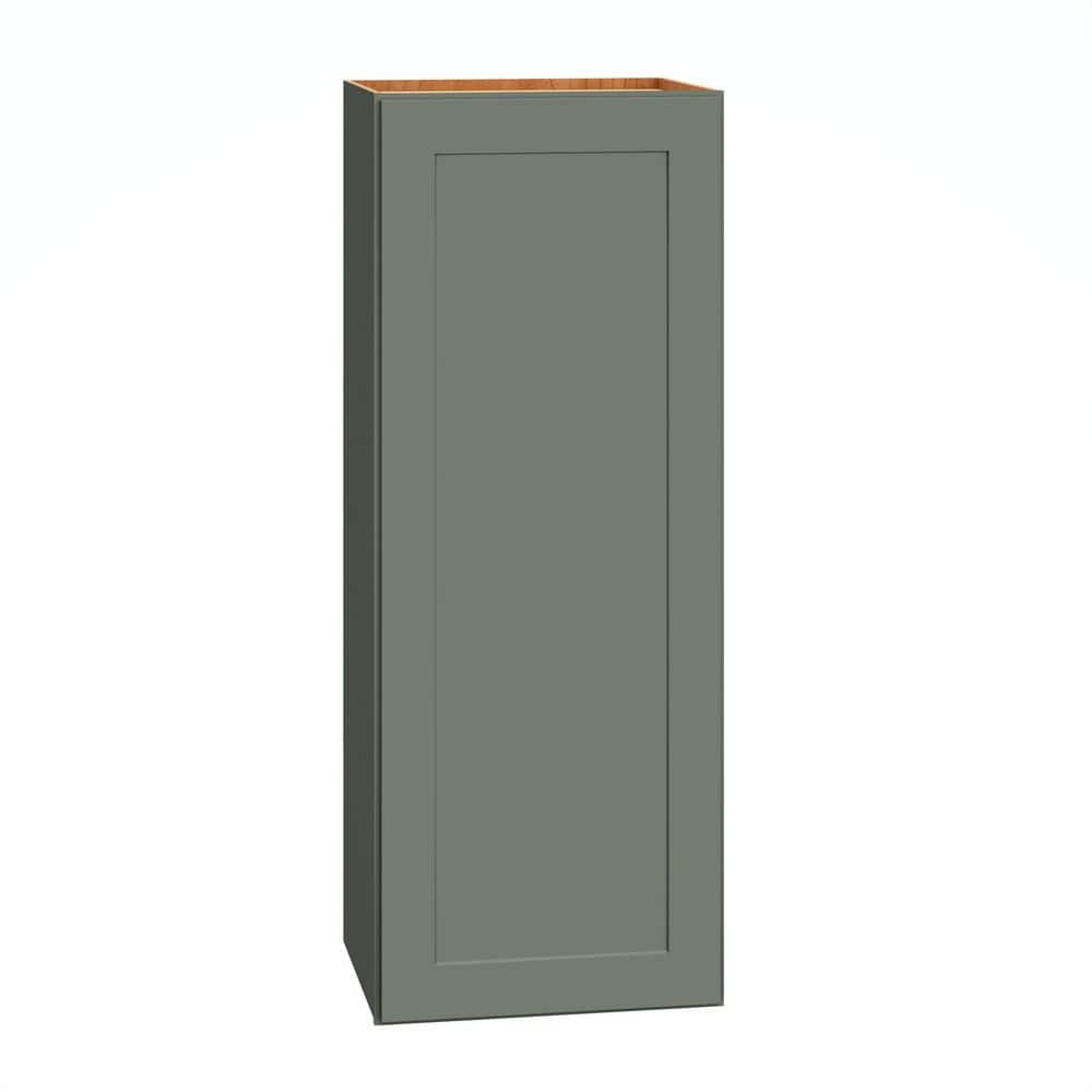 QuickShip Cottage 15 in. W x 12 in. D x 39 in. H Assembled Plywood Shaker Wall Kitchen Cabinet in Conifer price history on PriceWatchPro