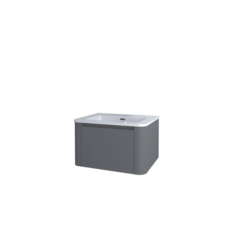 24 in. Wall-Mounted Grey Bath Vanity with White Ceramic Top Assembled price history on PriceWatchPro