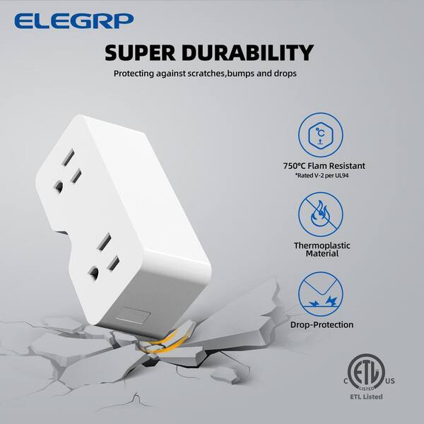 Globe Electric Wi-Fi Smart Plug 2-Outlet Adaptor at Menards®