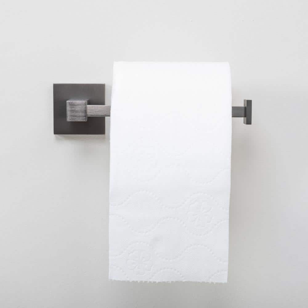 Gun Metal Grey Wall Mounted Brass Toilet Paper Holder