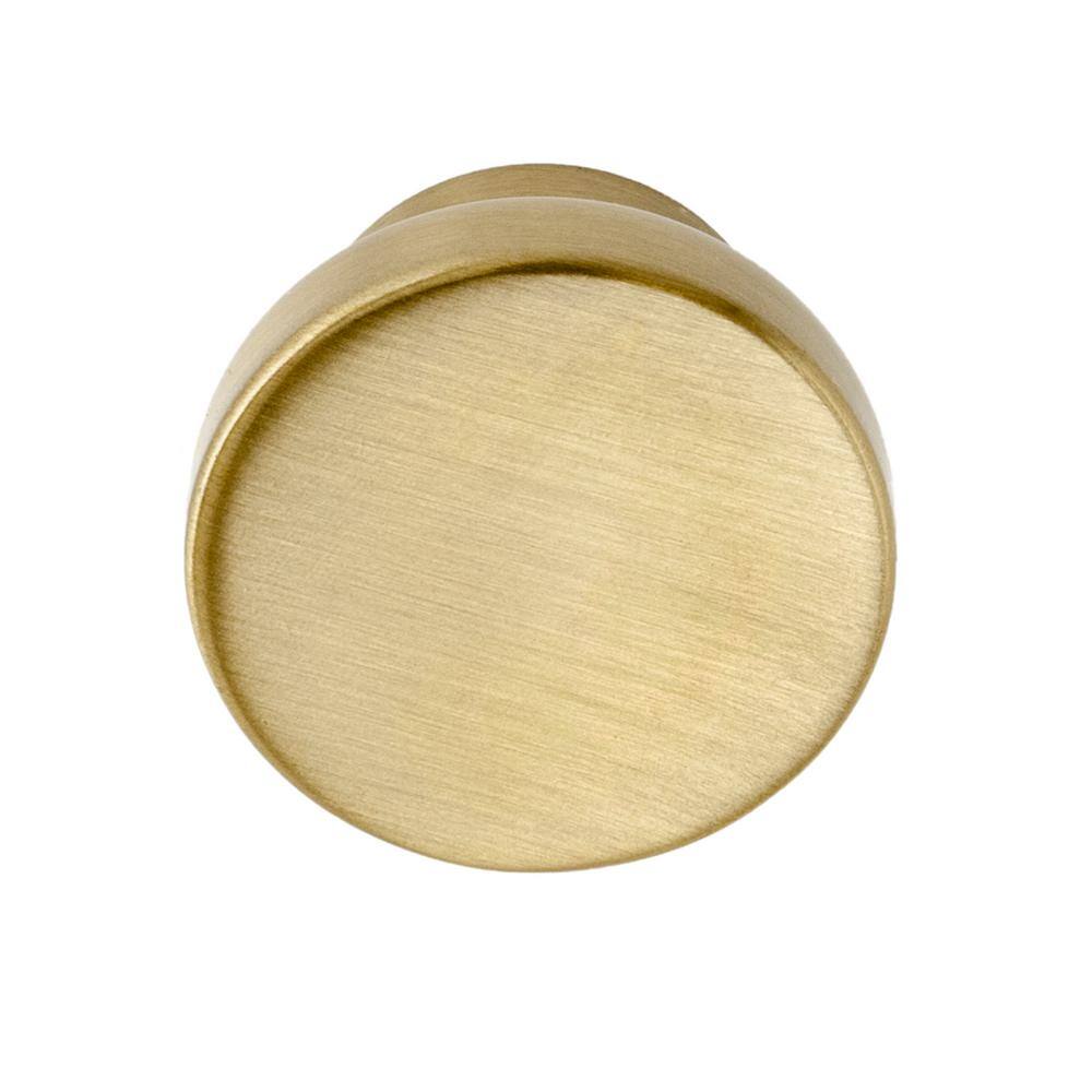 Ethan 1-1/4" Satin Brass Round Knob Multipack