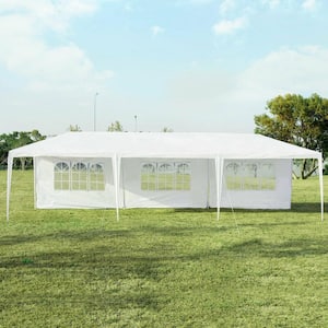 10 ft. x 30 ft. Outdoor Party Wedding 5 Sidewall Tent Canopy Gazebo