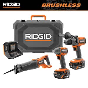 18V Brushless 2-Tool Combo Kit with 6.0 Ah & 4.0 Ah MAX Output Batteries, Charger, Hard Case, & Reciprocating Saw