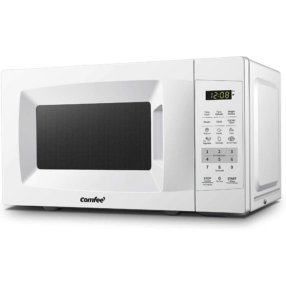 Danby 700W 0.7 Cubic Feet Convenient User-Friendly Countertop Microwave,  White 