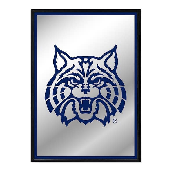 The Fan-Brand 19 in. X 28 in. Arizona Wildcats Team Spirit Framed Mirrored Decorative Sign