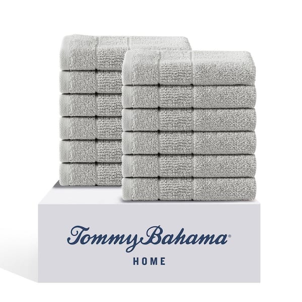 Tommy Bahama Island Retreat 12-Piece Beige Cotton Wash Towel Set  USHSBU1228777 - The Home Depot