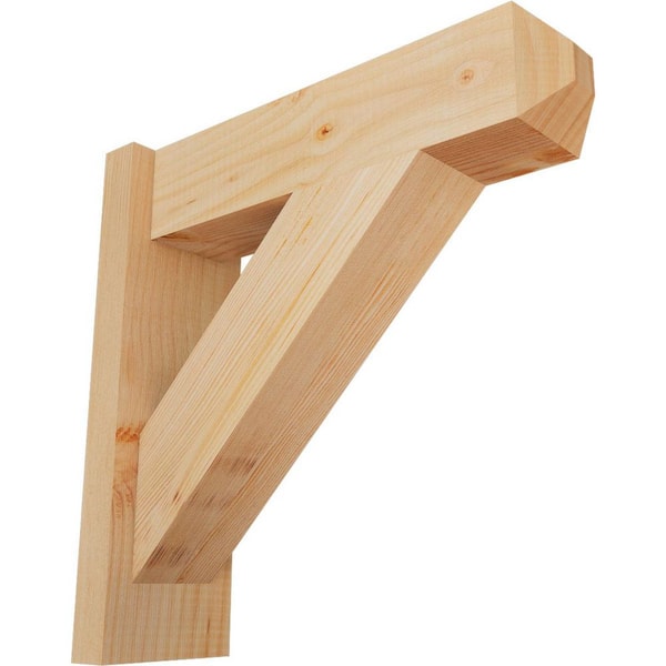 Ekena Millwork 6 in. x 18 in. x 18 in. Douglas Fir Traditional Craftsman Smooth Outlooker