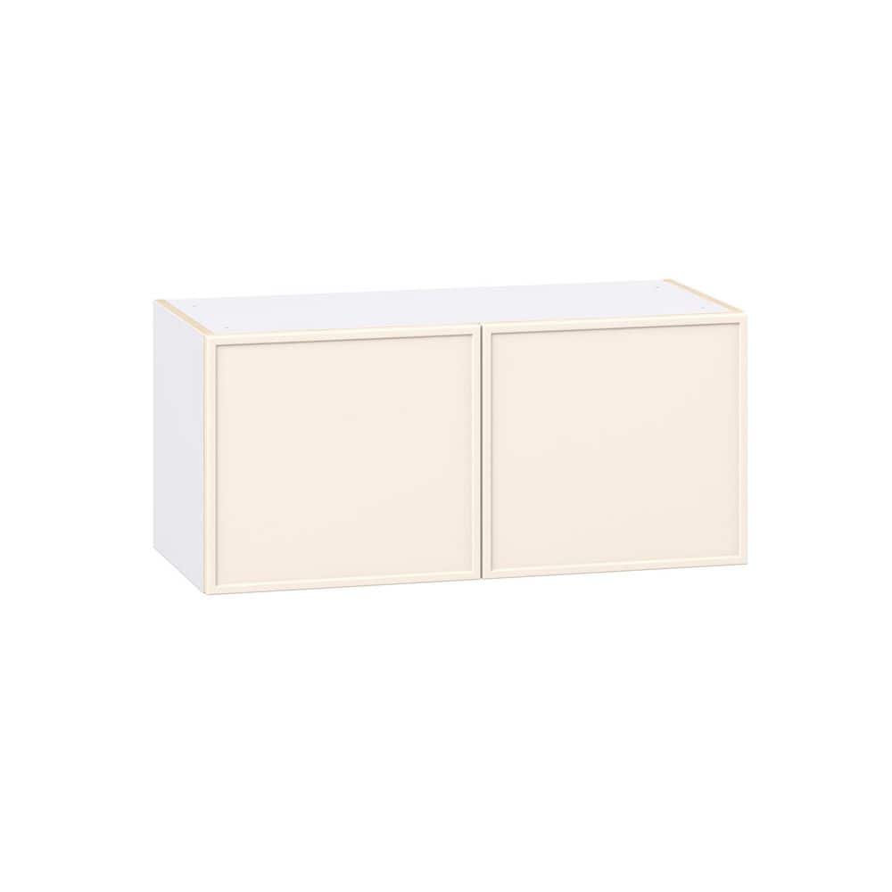 Fairview 33 in. W x 14 in. D x 15 in. H Assembled Slim Shaker Wall Bridge Kitchen Cabinet in Washed Linen price history on PriceWatchPro