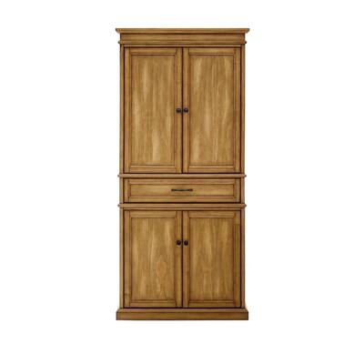 Farmhouse 47” Kitchen Pantry Cabinet, White Freestanding Buffet Cupboa —  Farmhouse Kitchen and Bath