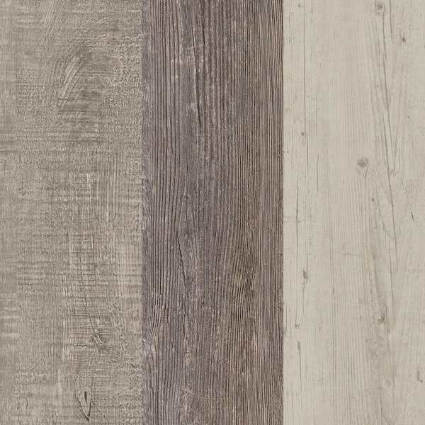 ALLURE Cottage Blend 5 in. W x Multi-Length Peel and Stick Vinyl Wall Plank (20 sq. ft./case)